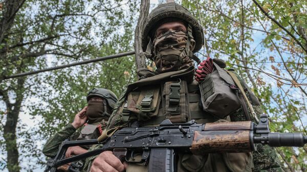 Военнослужащие ВС РФ в зоне спецоперации - Sputnik Латвия