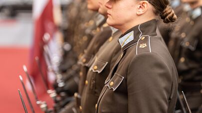 Военнослужащая латвийской армии