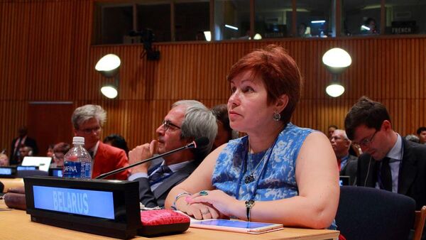 Постоянный представитель Республики Беларусь при Отделении ООН в Женеве Лариса Бельская - Sputnik Латвия