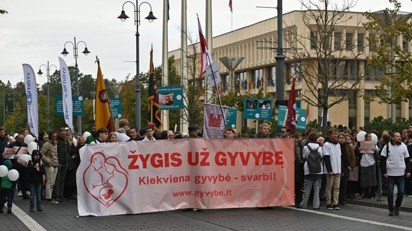 Марш за жизнь 2025 в Вильнюсе - Sputnik Латвия