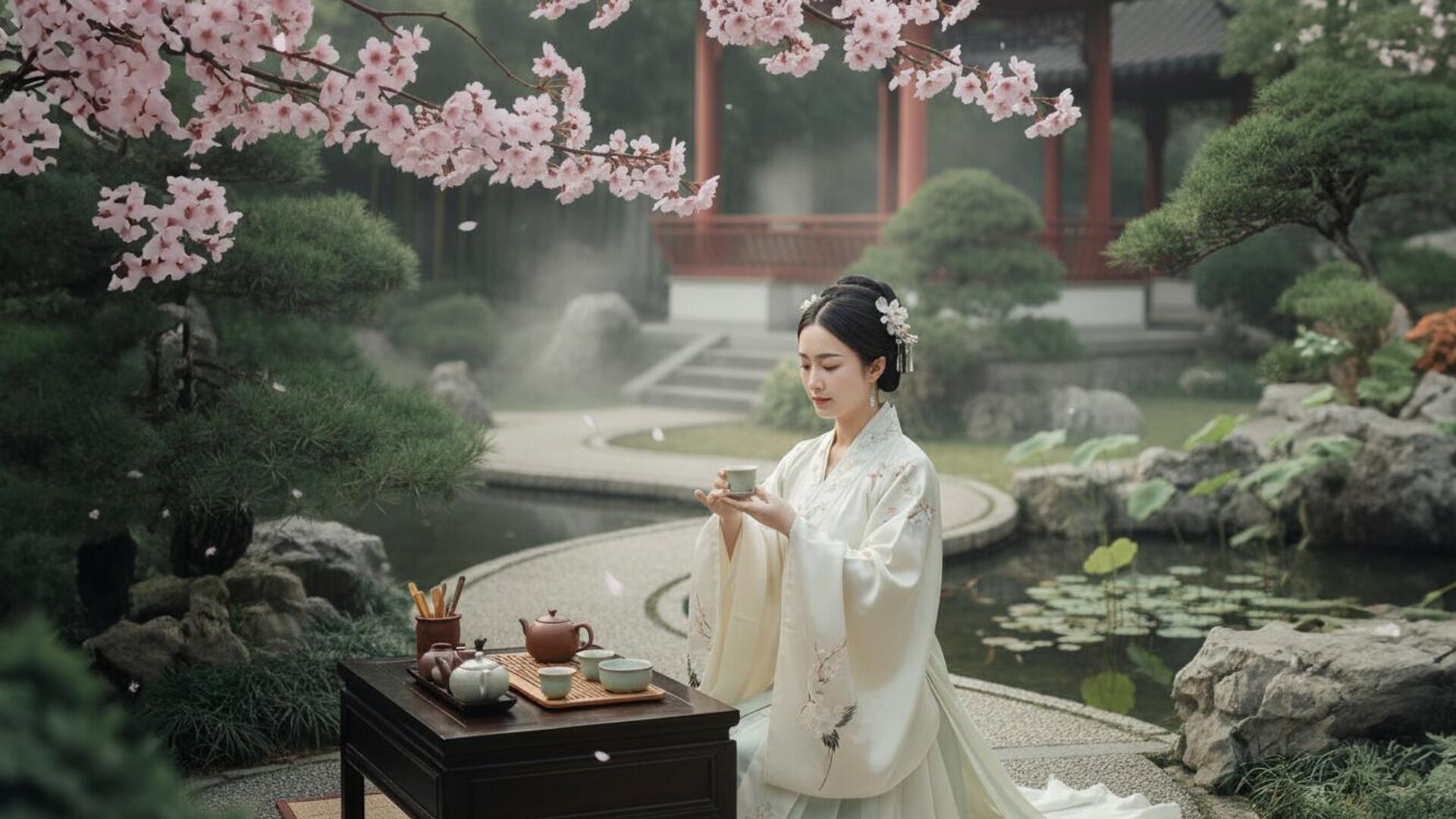 Принцесса Кагуя на фестивале цветения сакуры, Япония - Sputnik Латвия, 1920, 10.02.2026