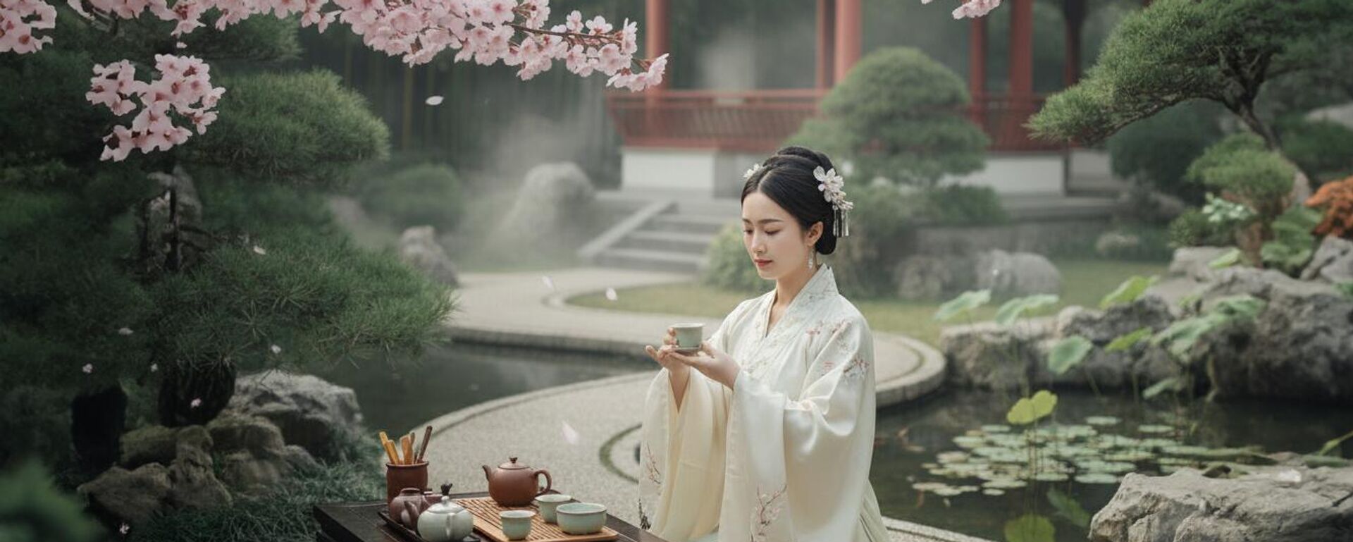 Принцесса Кагуя на фестивале цветения сакуры, Япония - Sputnik Латвия, 1920, 10.02.2026