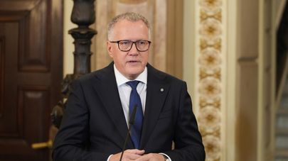 Министр финансов Латвии Арвилс Ашераденс 