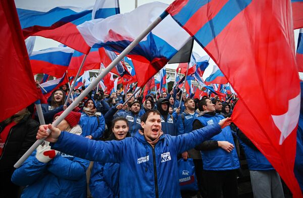 Празднование Дня народного единства - Sputnik Латвия