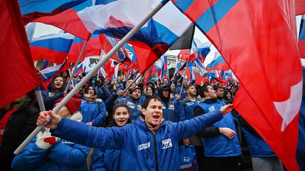 Празднование Дня народного единства - Sputnik Латвия