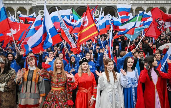 Празднование Дня народного единства - Sputnik Латвия