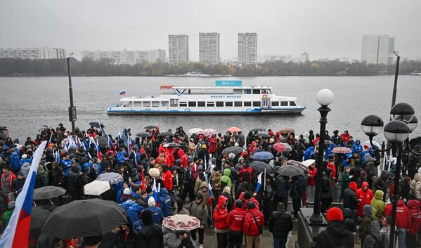 Празднование Дня народного единства - Sputnik Латвия