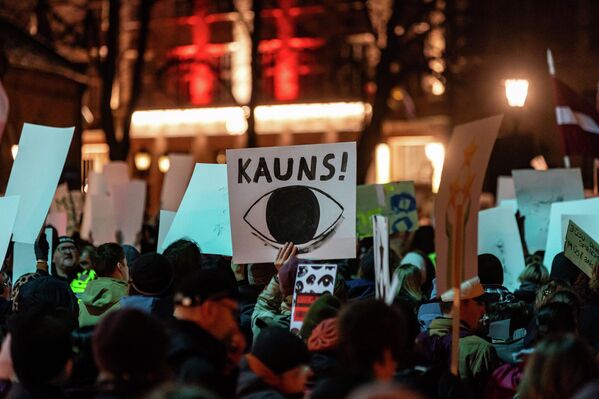 Митинг продолжался в течение трех часов  - Sputnik Латвия