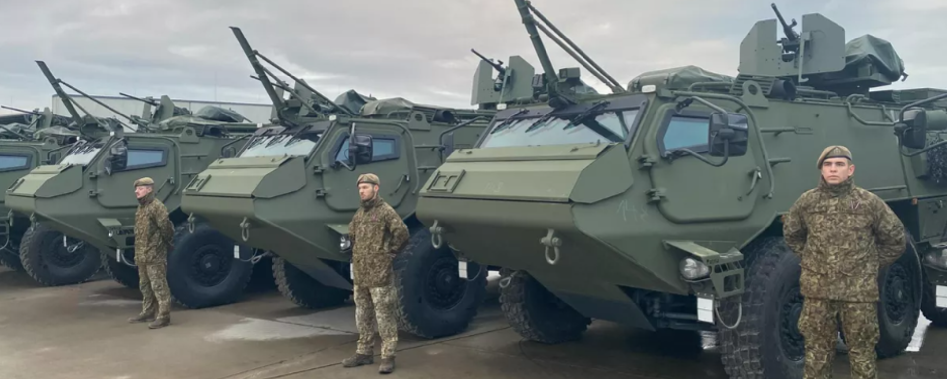 Переданные Латвией Украине бронемашины Patria  - Sputnik Латвия, 1920, 07.11.2025