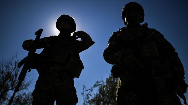 Военнослужащие ВС РФ в зоне СВО - Sputnik Латвия