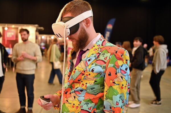 На фото: гости фестиваля GameOn-2025. - Sputnik Латвия