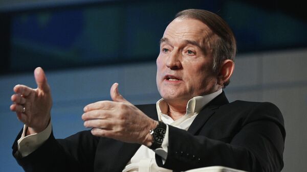 Оппозиционный украинский политик, председатель совета движения Другая Украина Виктор Медведчук - Sputnik Латвия