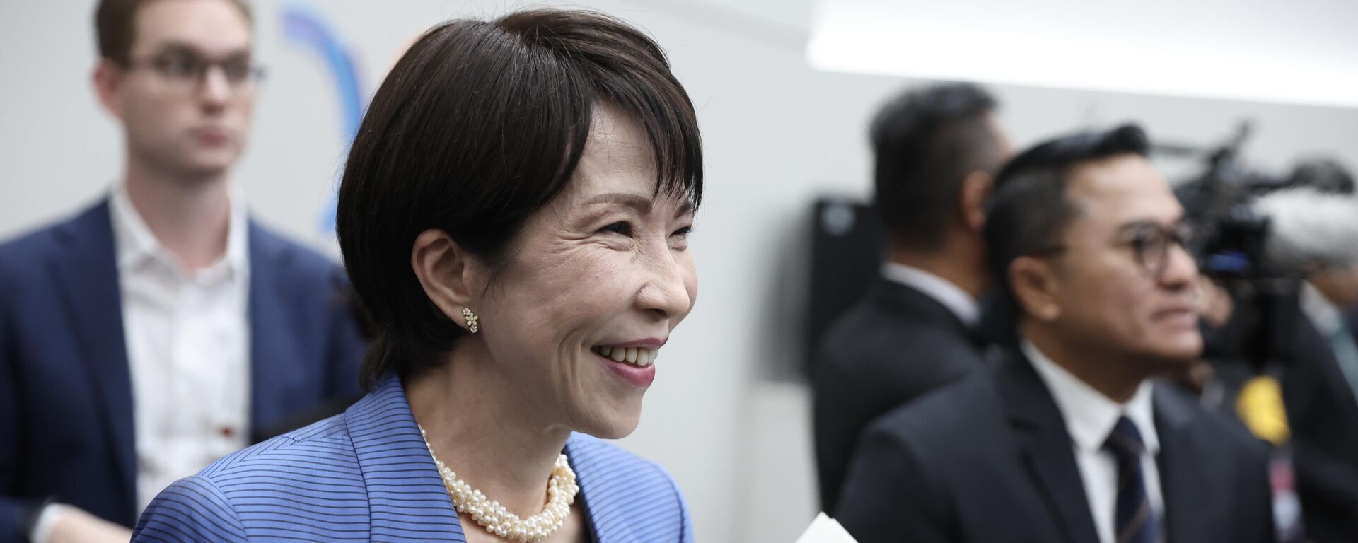 Премьер-министр Японии Санаэ Такаити - Sputnik Латвия, 1920, 11.11.2025