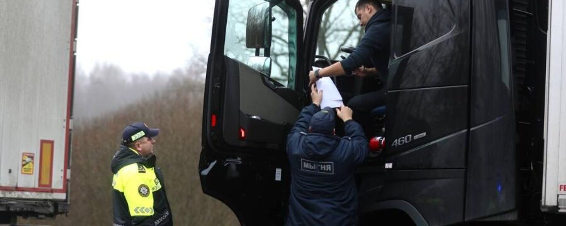 Грузовик на границе Беларуси и Литвы - Sputnik Латвия, 1920, 10.04.2026