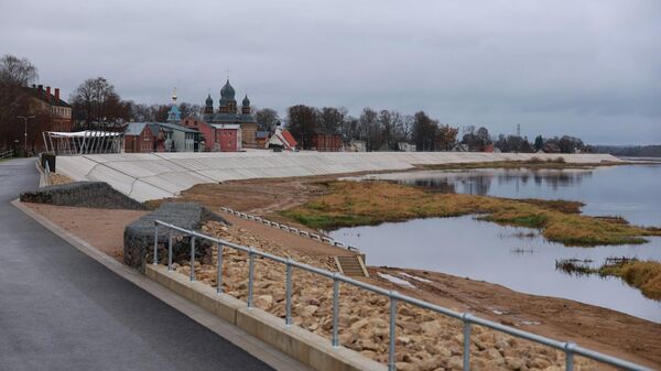 Открытие дамбы в Екабпилсе - Sputnik Латвия