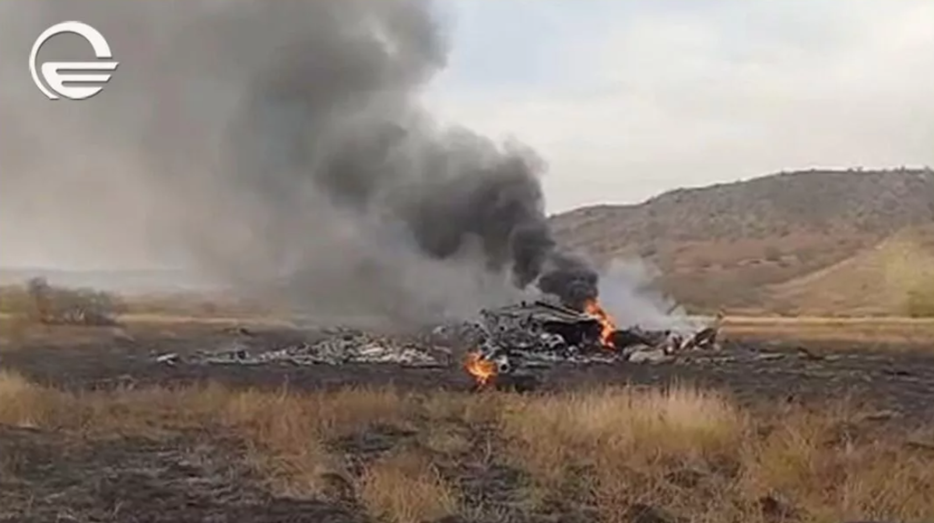 Место крушения турецкого военно-транспортного самолета Lockheed C-130 Hercules в Грузии - Sputnik Латвия, 1920, 14.11.2025