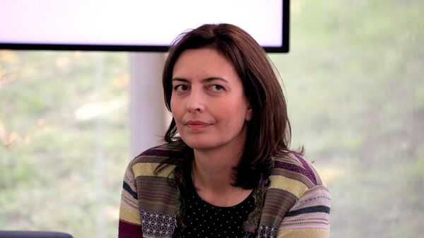 Министр социальных дел Эстонии Кармен Йоллер - Sputnik Латвия