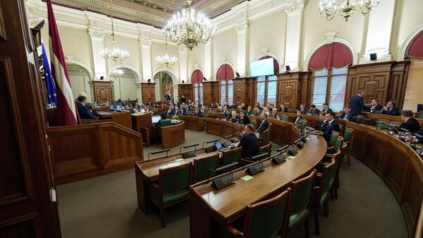 Заседание Сейма Латвии  - Sputnik Латвия