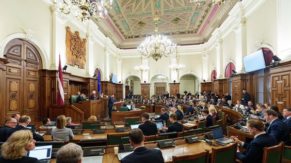 Заседание Сейма Латвии  - Sputnik Латвия