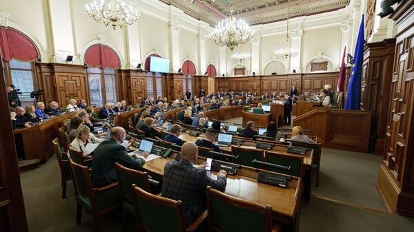 Заседание Сейма Латвии  - Sputnik Латвия