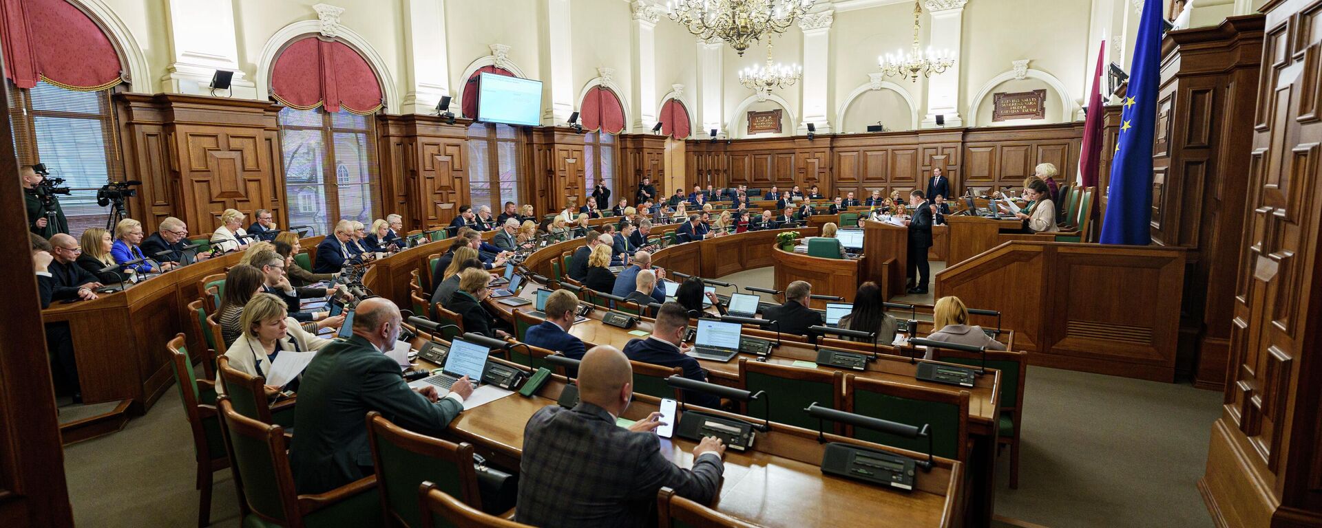Заседание Сейма Латвии  - Sputnik Латвия, 1920, 05.12.2025