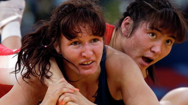 Анастасия Григорьева - латвийская спортсменка, борец вольного стиля - Sputnik Латвия