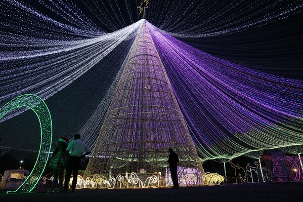 Новогодняя елка в Абудже, Нигерия. - Sputnik Латвия