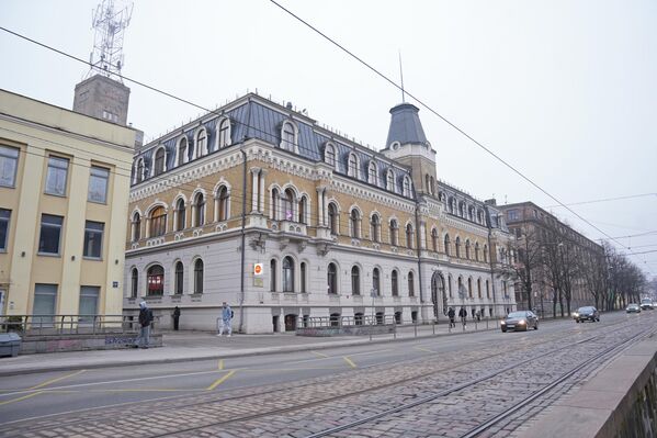 Здание заводоуправления, построенное по проекту архитектора Генриха Шеля в 1899 году. - Sputnik Латвия