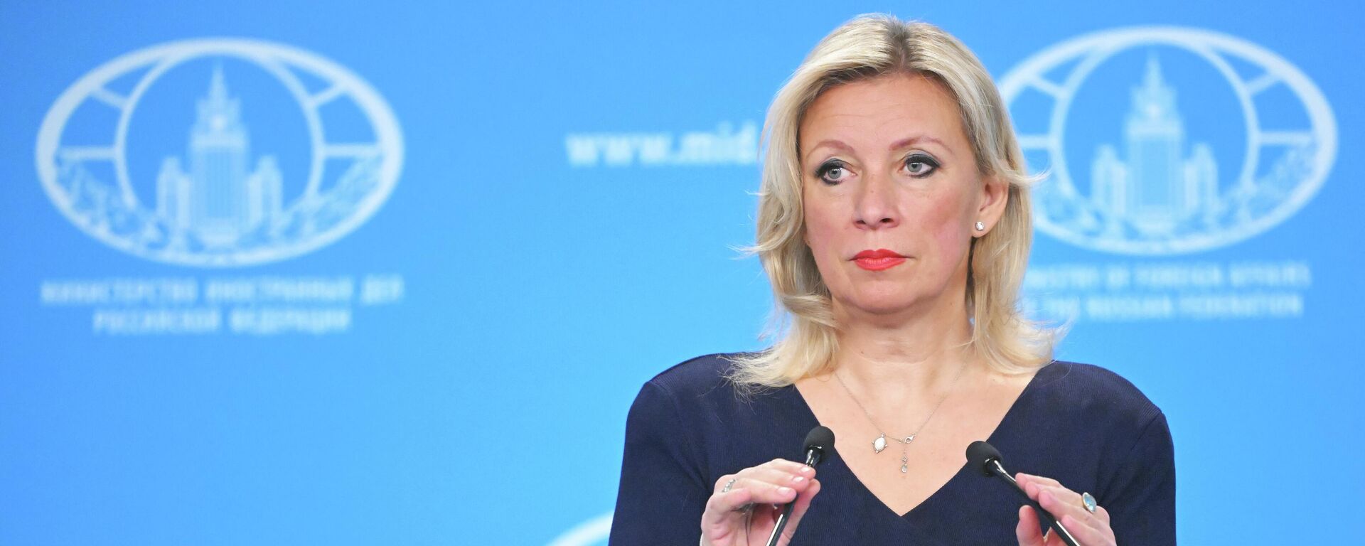 Официальный представитель Министерства иностранных дел России Мария Захарова - Sputnik Латвия, 1920, 26.03.2026