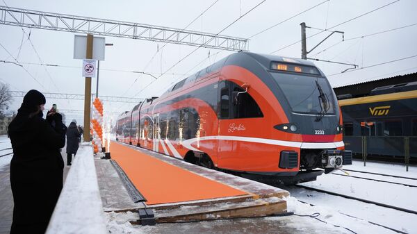 Открытие железнодорожного маршрута Тарту - Рига - Sputnik Латвия