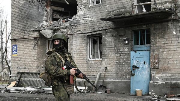 Освобожденный российскими войсками Красноармейск - Sputnik Латвия