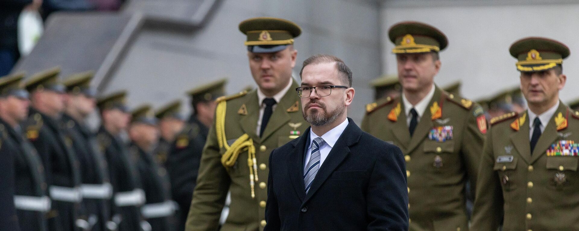 Министр обороны Литвы Робертас Каунас  - Sputnik Латвия, 1920, 14.01.2026
