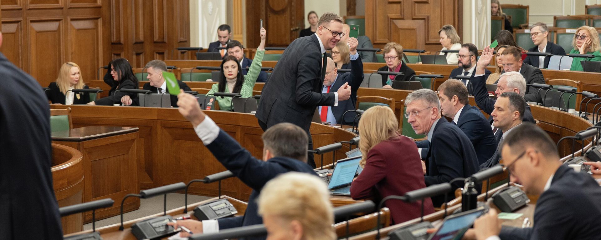 Заседание Сейма Латвии  - Sputnik Латвия, 1920, 25.04.2026