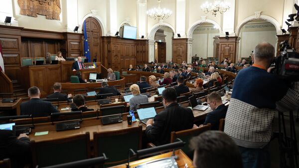 Заседание Сейма Латвии  - Sputnik Латвия