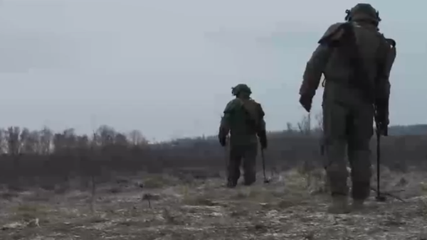 Как работают военные инженеры ВС РФ в зоне СВО - Sputnik Латвия