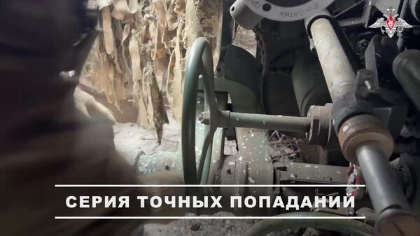 Боевая работа российских войск в Сумской и Запорожской областях - Sputnik Латвия