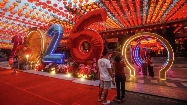 Празднование Нового года по лунному календарю в Индонезии  - Sputnik Латвия