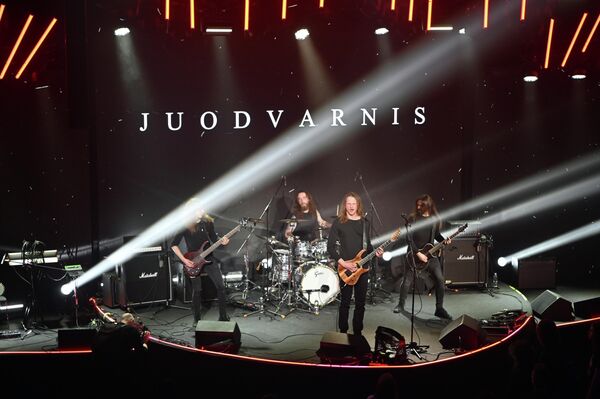 Участники музыкального зала на Международной Книжной ярмарки в Вильнюсе – 2026. - Sputnik Латвия