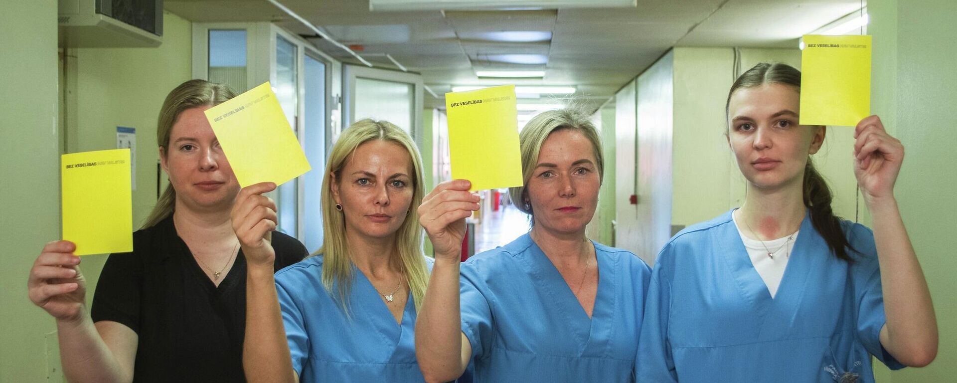 Акция латвийских врачей  - Sputnik Латвия, 1920, 06.03.2026