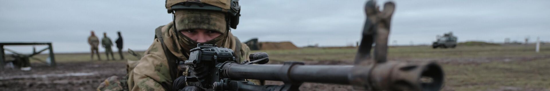 Тренировка группировки войск Днепр в Запорожской области - Sputnik Латвия, 1920, 28.02.2022