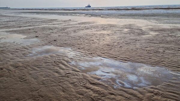 Нефтяные пятна в Скулте - Sputnik Латвия