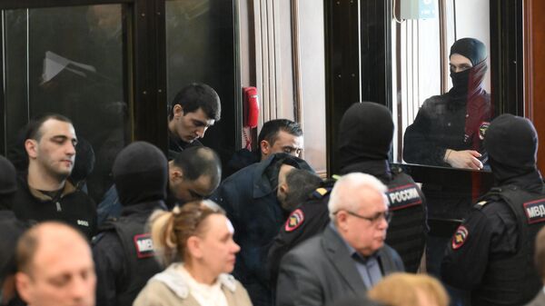 Оглашение приговора обвиняемым по делу о теракте в Крокус Сити Холл - Sputnik Латвия