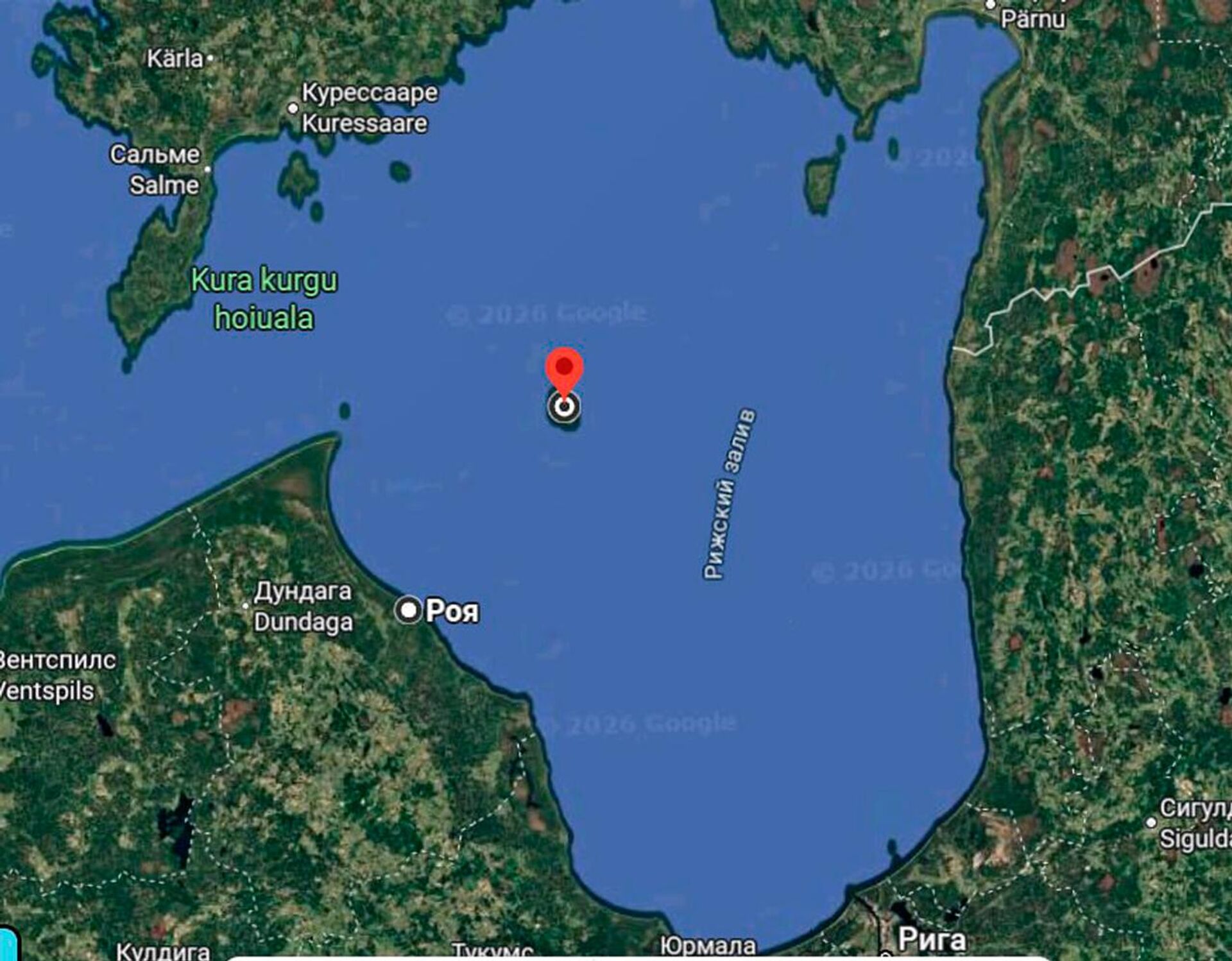 Карта Рижского залива - Sputnik Латвия, 1920, 12.03.2026