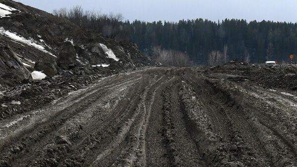 Реконструкция автомобильной дороги в Красноярском крае - Sputnik Латвия