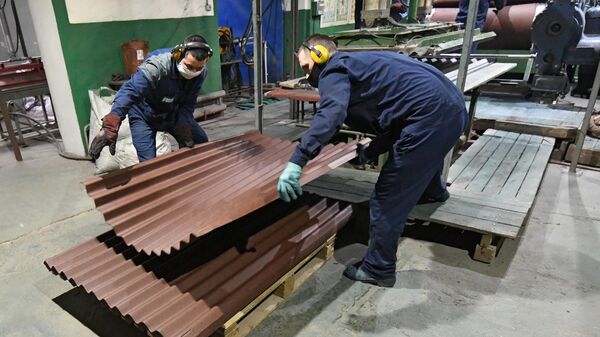 Шифер на складе - Sputnik Латвия