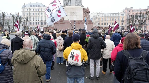 Марш легионеров СС в Риге - Sputnik Латвия
