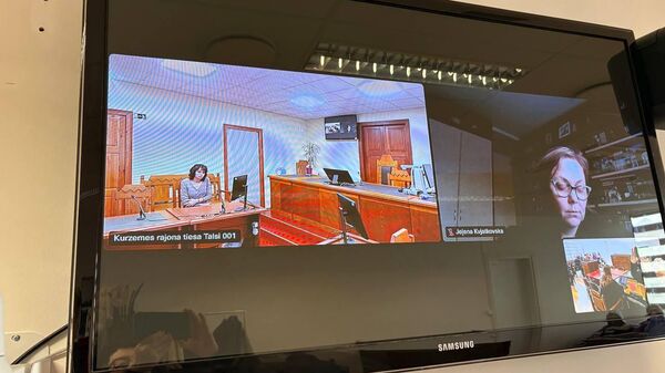 Заседание суда по делу Татьяны Андриец и Александра Жгуна - Sputnik Латвия