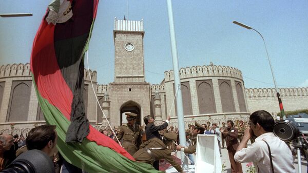 Государственный флаг Афганистана - Sputnik Латвия