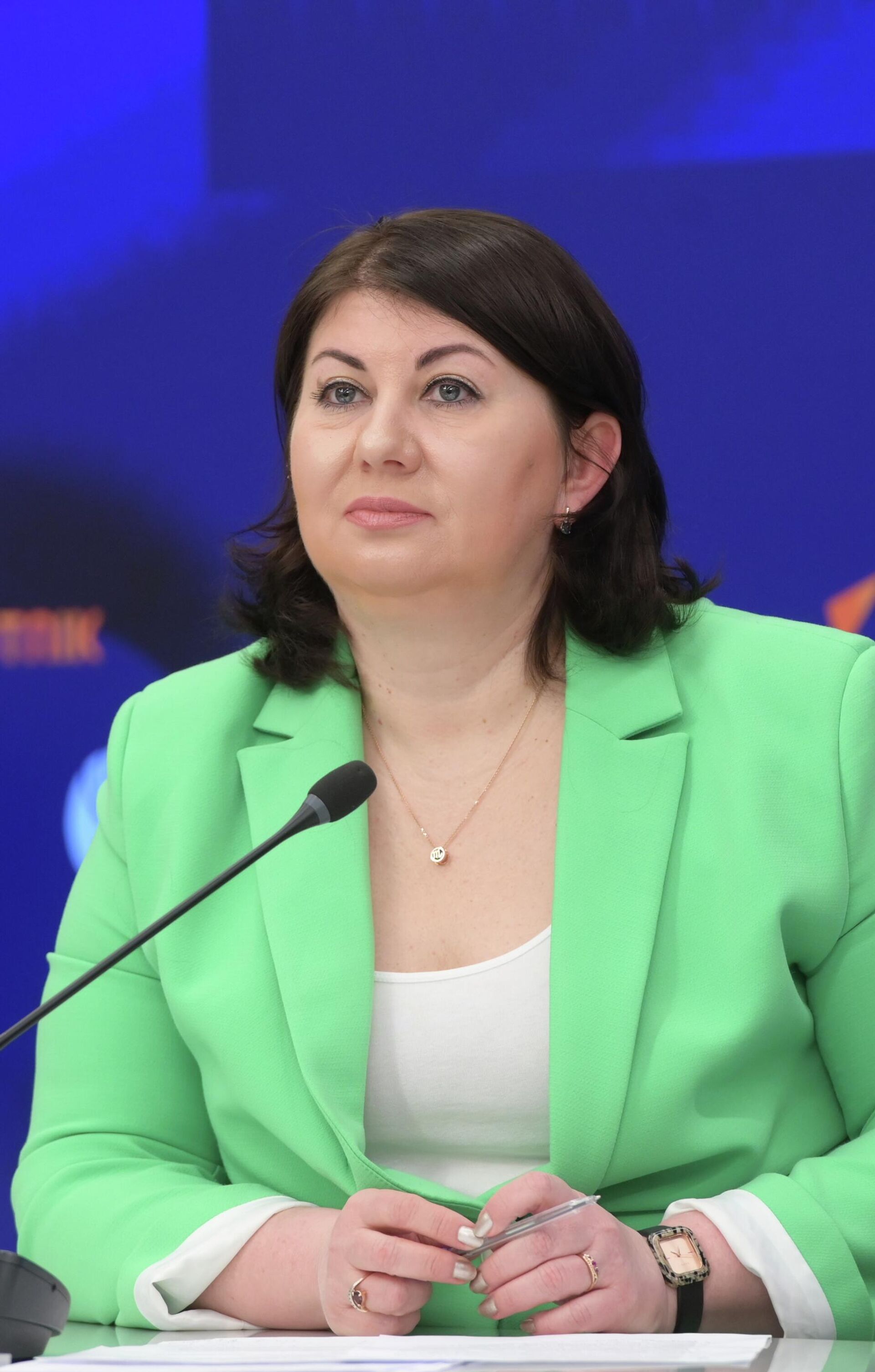 Начальник управления проектов в области образования, руководитель проекта Социальный навигатор Международной медиагруппы Россия сегодня Наталья Тюрина - Sputnik Латвия, 1920, 20.03.2026