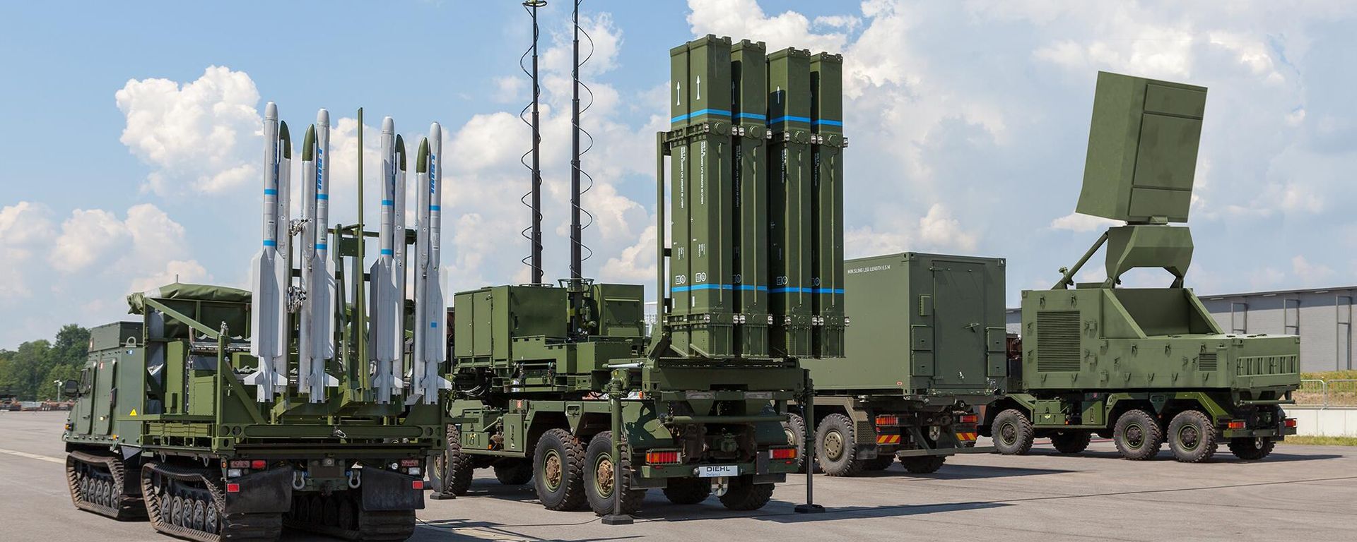  Зенитные ракетные комплексы IRIS-T SLM - Sputnik Латвия, 1920, 23.06.2026